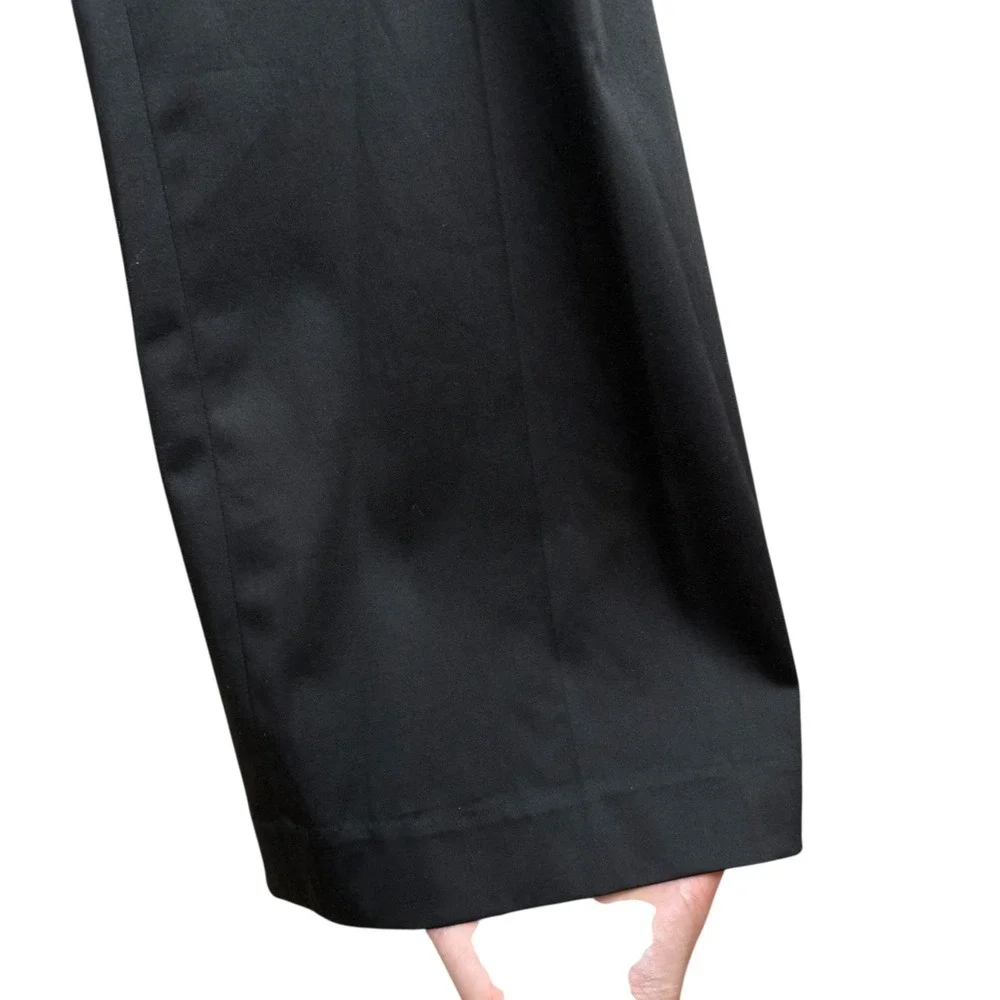 Jones New York Signature Pants Size 12 Black‎ Cotton Stretch Straight Leg Career - Picture 3 of 12